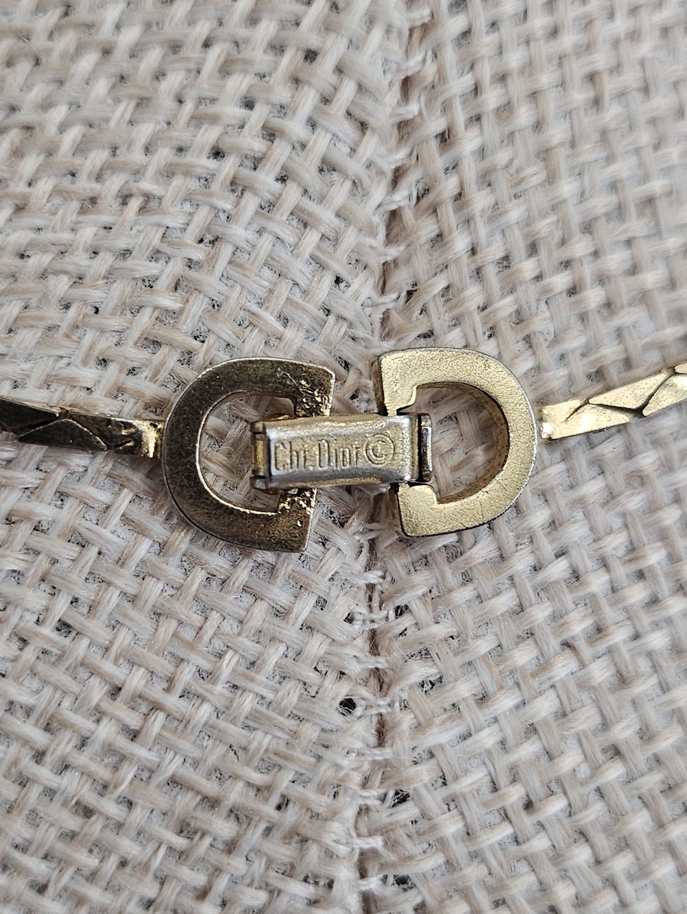 Christian Dior Vintage CD Triangle Link Chain - Picture 4 of 11